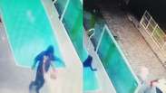 Homem reage e joga ladr&atilde;o em piscina ap&oacute;s ter casa invadida em Santa Catarina