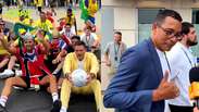 Pr&eacute;-jogo do Brasil tem remada do cr&eacute;u vs viking e elogio de Gilberto Silva a Bruno Guimar&atilde;es