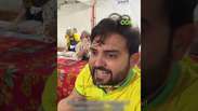 Padre ganha bol&atilde;o ao cravar derrota do Brasil para a Noruega: 'Nunca comemorei tanto' #shorts
