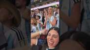 Esposa e filhos de Enzo Fern&aacute;ndez vibram com gol da classifica&ccedil;&atilde;o da Argentina #shorts