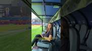 Tour no est&aacute;dio de Boston: veja preparativos para Fran&ccedil;a x Marrocos