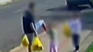 Homem &eacute; flagrado dando um chute em filha de tr&ecirc;s anos e passa a ser investigado no Paran&aacute;