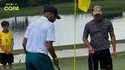 Ap&oacute;s elimina&ccedil;&atilde;o na Copa, Neymar joga golfe nos Estados Unidos