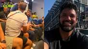 Rep&oacute;rter da Globo explica motivo de briga em coletiva na Copa do Mundo: &lsquo;Segurou meu bra&ccedil;o'