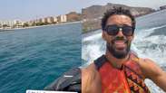 Vozinha curte praias de Cabo Verde ap&oacute;s elimina&ccedil;&atilde;o do pa&iacute;s na Copa do Mundo
