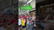 At&eacute; os marroquinos! Torcedores entram na onda do 'Mbapp&eacute; ditador' #shorts