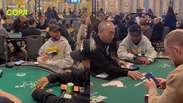 Neymar disputa torneio de poker em Las Vegas; veja jogador na mesa