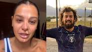 Gabriella Augusto se emociona ap&oacute;s denunciar agress&otilde;es de Cartolouco ao Fant&aacute;stico: 'Achei que ia morrer'