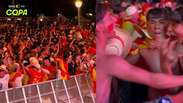 Veja a 'loucura' que virou Madri ap&oacute;s a Espanha se classificar para a final da Copa do Mundo
