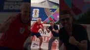 Sele&ccedil;&atilde;o Inglesa publica torcedores vibrando na v&eacute;spera da Semifinal #shorts