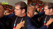 Galv&atilde;o Bueno mostra encontro com Casimiro antes de Argentina x Inglaterra: &lsquo;Fala, meu garoto&rsquo;