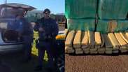 Homem &eacute; preso com mais de 150 quilos de maconha em rodovia do interior de SP; veja