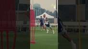 Treino da Argentina antes da final tem Messi encharcado e atraso por causa da chuva
