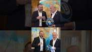 Netanyahu ganha camisa de embaixador da Argentina e declara torcida pelo pa&iacute;s na final da Copa