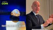 Infantino mostra detalhes do &lsquo;anel do campe&otilde;es&rsquo; que ser&aacute; entregue aos vencedores da Copa do Mundo