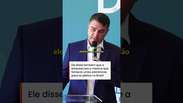 Veja como foi a declara&ccedil;&atilde;o de Fl&aacute;vio Bolsonaro sobre urnas eletr&ocirc;nicas desmentida pelo TSE #shorts