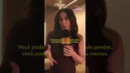 Claudia Raia relembra crise financeira que enfrentou para produzir teatro: 'Muita lambada' #shorts
