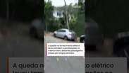Vendaval que atingiu o RJ deixa duas pessoas mortas e causa queda de caixa d'&aacute;gua em pr&eacute;dio #shorts