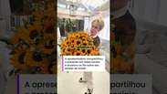 Ana Maria Braga ganha buqu&ecirc; gigante de girass&oacute;is do marido ap&oacute;s per&iacute;odo no hospital #shorts