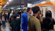 Ap&oacute;s fim da greve, falha na CPTM provoca lota&ccedil;&atilde;o em esta&ccedil;&otilde;es de trem e metr&ocirc; de SP