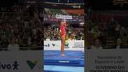 Rebeca Andrade conquista a maior nota do mundo no salto em 2026 #shorts