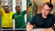 Fl&aacute;vio escreve carta para Bolsonaro no Dia dos Pais descrevendo campanha ap&oacute;s Moraes negar visita