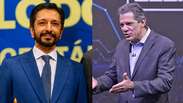 Ricardo Nunes chama Haddad de 'mentiroso' e diz o que falou ao petista ap&oacute;s fim do debate na Band