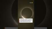 Eclipse solar total: veja o momento que a Lua encobre totalmente o Sol na Espanha #shorts