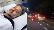 Ex-deputado Alexandre Freitas &eacute; arremessado de moto ap&oacute;s acidente no Rio; motorista fugiu sem prestar socorro