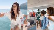 Bruna Biancardi mostra detalhes de novo iate de Neymar avaliado em R$ 120 milh&otilde;es