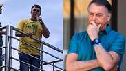Fl&aacute;vio Bolsonaro tenta colar imagem ao do pai e puxa grito de 'volta Bolsonaro'
