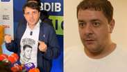 Renan Santos usa camiseta com foto de Lulinha em evento em S&atilde;o Paulo