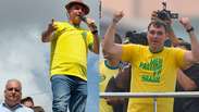 Fl&aacute;vio Bolsonaro volta a ser visto com colete &agrave; prova de balas em agenda de campanha em Alagoas