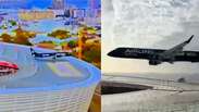 N&atilde;o &eacute; IA: avi&otilde;es da Embraer impressionam com voo rasante sobre est&aacute;dio na &Aacute;frica do Sul