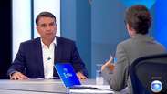 Eduardo Bolsonaro errou ao agradecer Trump por tarifas contra Brasil, diz Fl&aacute;vio em sabatina na Globo