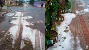 Defesa Civil confirma duas mortes e mais de mil casas destelhadas por temporal de granizo no RS