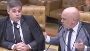 Relembre o bate-boca entre Moraes e Mendon&ccedil;a em julgamento do 8/1 no STF em 2023: &lsquo;Tenha d&oacute;'