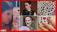 Conhe&ccedil;a a trend bedazzled, que coloca pedrinhas coloridas em bolos, unhas, roupas e maquiagem