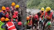 Dois trabalhadores s&atilde;o resgatados de t&uacute;nel no Nepal nove dias ap&oacute;s avalanche
