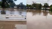 Rio Tiet&ecirc; transborda ap&oacute;s fortes chuvas em SP