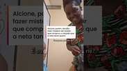 Garotinha viraliza com rea&ccedil;&atilde;o emocionada ao ganhar da av&oacute; seu 'sapato dos sonhos' #shorts