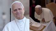 Papa Le&atilde;o XIV completa 71 anos e ganha bolo no Vaticano