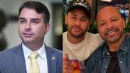 Fl&aacute;vio Bolsonaro e 'Neymar Pai' cobravam recursos de Vorcaro, indicam mensagens obtidas pela PF