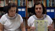 M&atilde;e de Isabelle Caracristi desabafa ap&oacute;s receber certid&atilde;o de &oacute;bito da filha: 'Sonhei em receber o diploma'