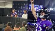 Tyler Loop, kicker do Baltimore Ravens, fala sobre o prazer que tem de jogar com os companheiros