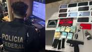 Grupo com policiais e ex-policiais &eacute; alvo da PF por venda de fuzis e vazamento de dados no Rio