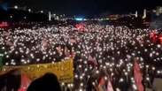 Manifestantes realizam atos em apoio a Lula em Bras&iacute;lia, Florian&oacute;polis e S&atilde;o Paulo