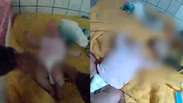 Veja resgate de g&ecirc;meos de 7 meses deixados sozinhos em casa no interior de SP; pais s&atilde;o presos
