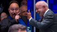 Lula v&ecirc; sindicalista e relembra com ironia epis&oacute;dio da bolinha de papel em Serra: &lsquo;Famosa pedrada&rsquo;
