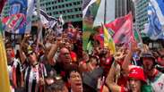 Torcedores de times cariocas se unem em ato pr&oacute;-Lula no centro do Rio 